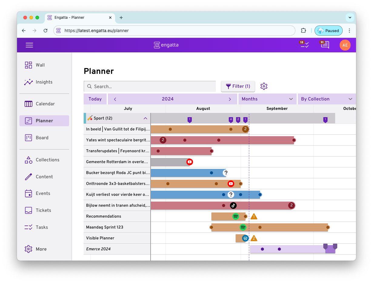 Engatta 13 - Planner with Tasks